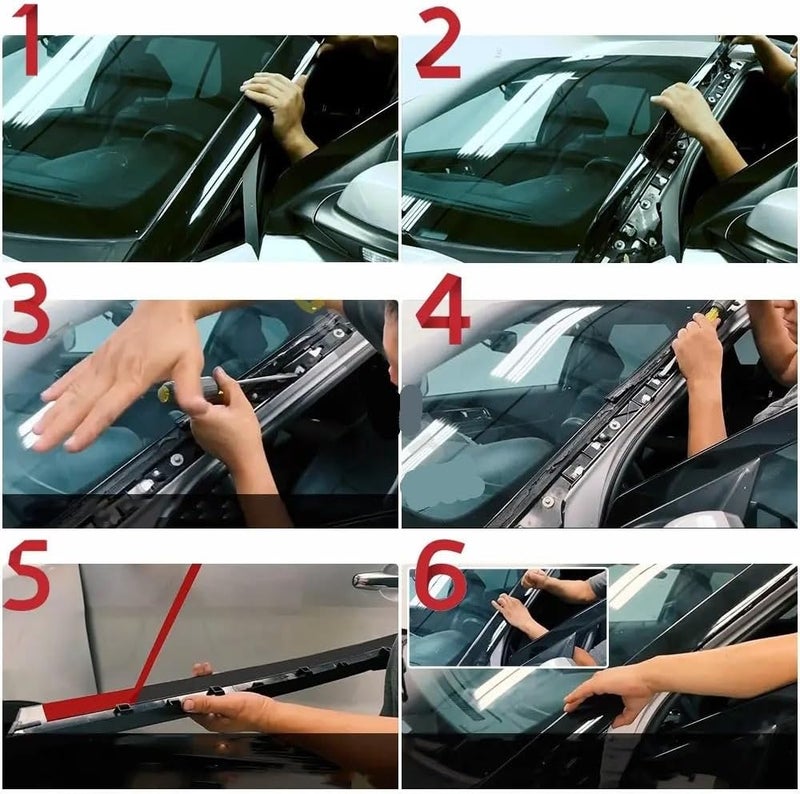 Yurefax Windshield A-Pillar Trim for Ford Explorer 2011-2019 - Image 4