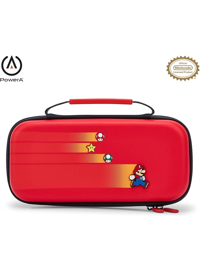 باور أيه حافظة حماية لجهاز نينتندو سويتش، طراز OLED، نينتندو سويتش وسويتش لايت، سبيدستر ماريو، حافظة حماية، حافظة ألعاب، حافظة وحدة تحكم، ملحقات، تخزين، مرخصة رسميًا - Image 1