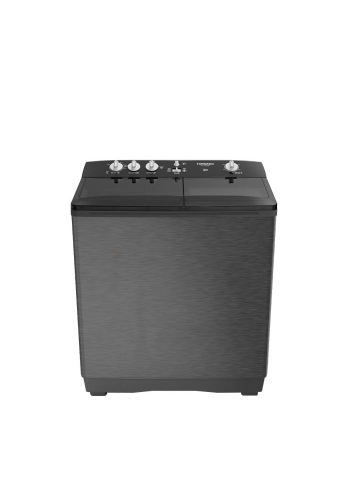 TORNADO Washing Machine Half Auto 7 Kg Silver TVH-HM07T(SK)  - Image 1