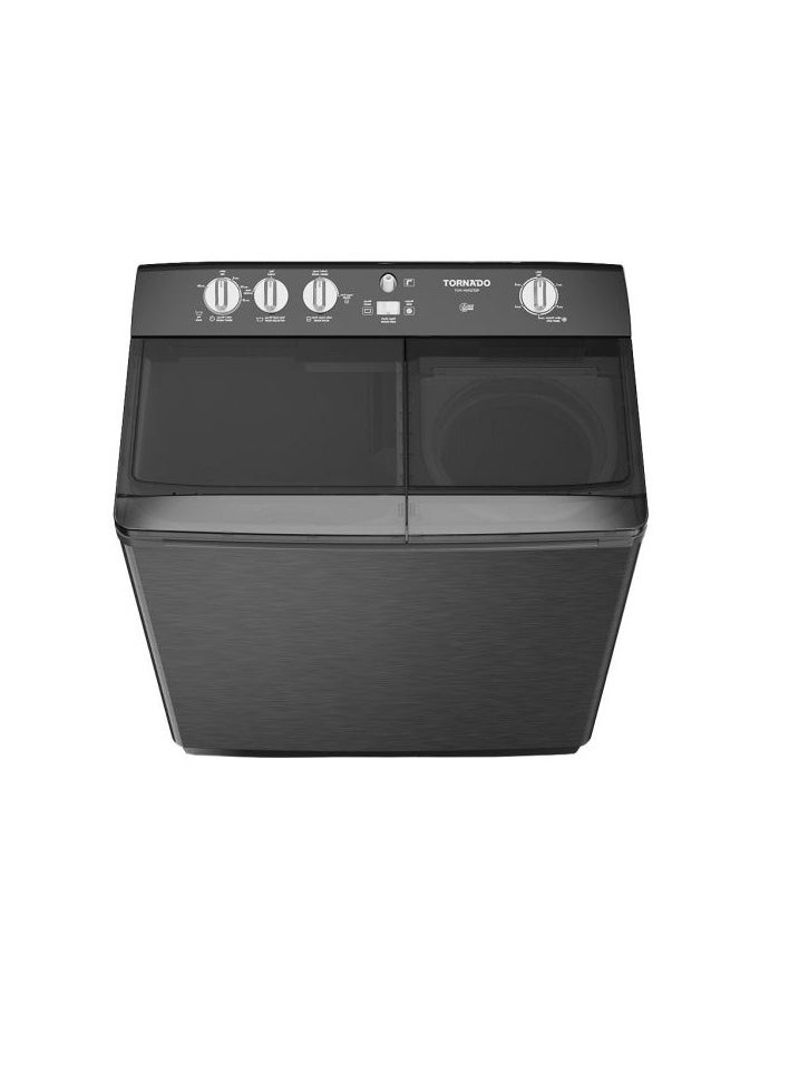 TORNADO Washing Machine Half Auto 7 Kg Silver TVH-HM07T(SK)  - Image 2