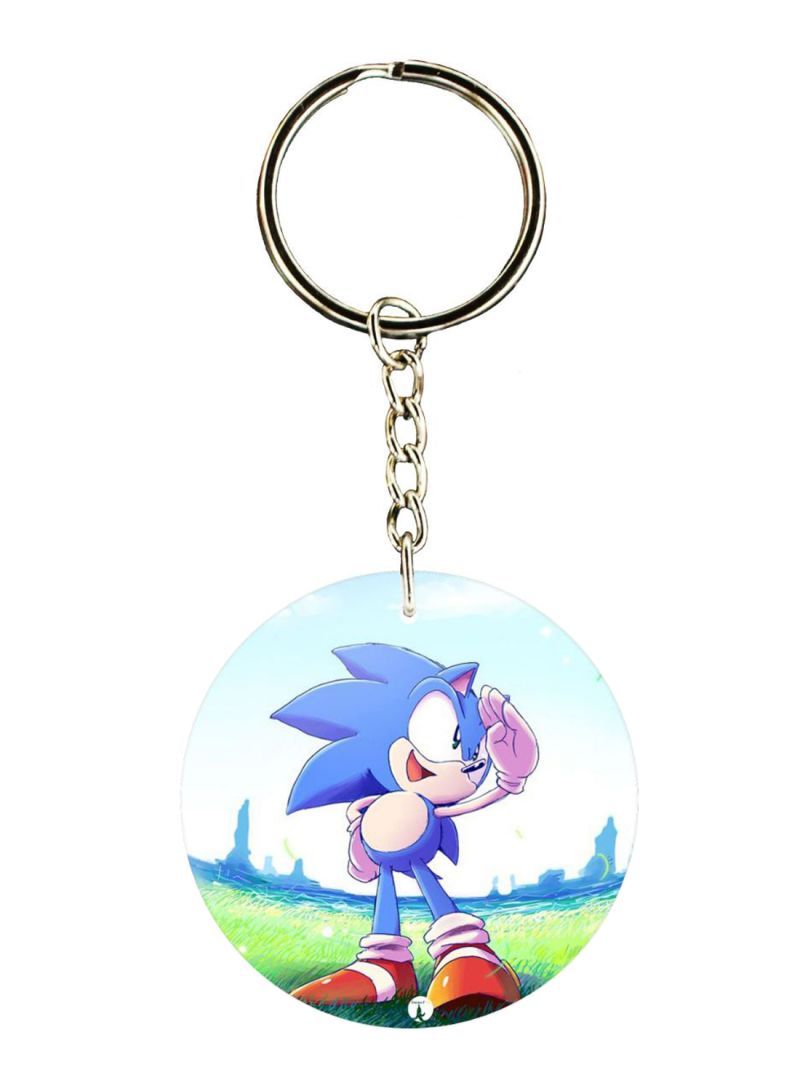 RKN Double Sided Sonic Printed Keychain