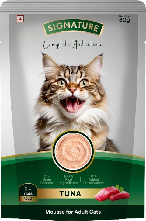Signature Grain Zero Tuna Mousse for Adult Cats - 80g