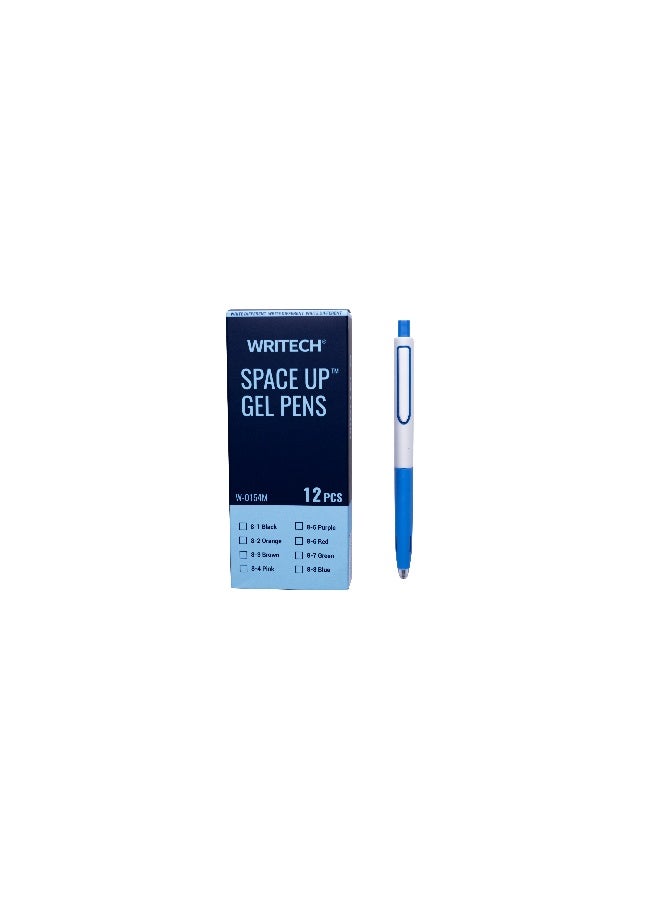Writech Space Up GEL White/blue 12pcs