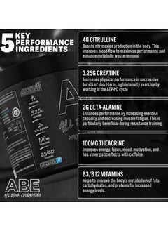 Abe Ultimate Pre-workout With Icy Blue Raz Flavor 30 Servings 375gm - pzsku/Z38985B0B9A2DCFE39754Z/45/_/1719301490/e8794959-16f5-4320-8a88-52ca9e9424e8