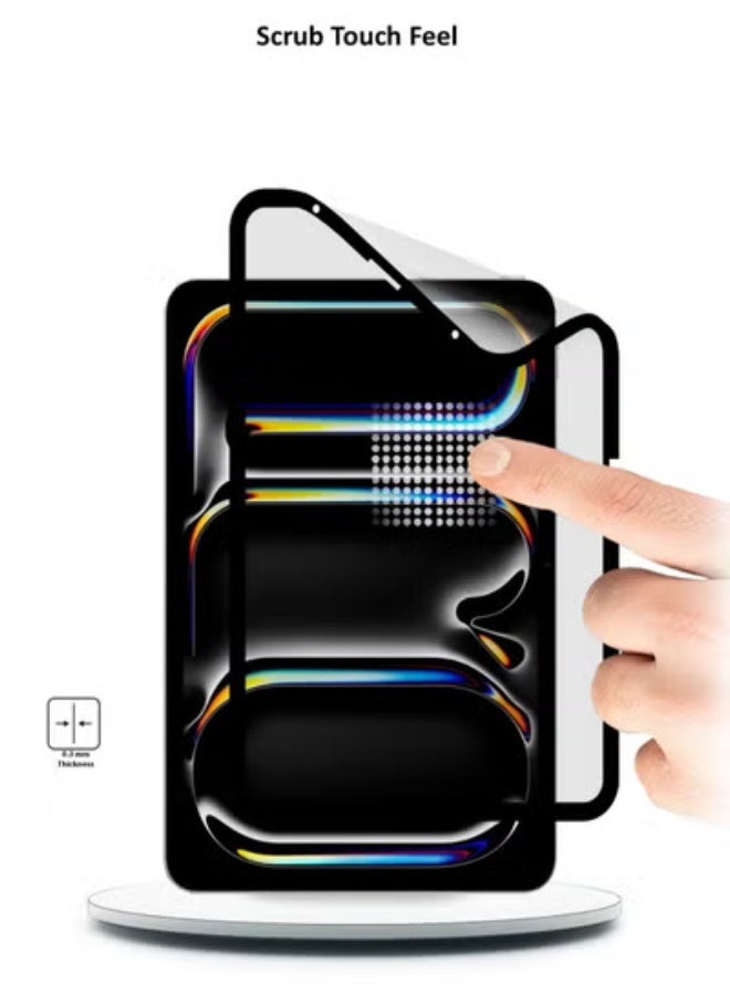 Techie 9D Matte Ceramic Screen Protector Film for Apple iPad pro 11 inch M4 2024 – Smooth Feel Anti Fingerprint Bubble Free - Image 3