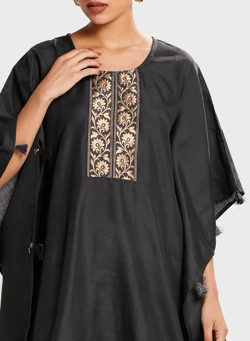 INDDUS Tassel Detail Kaftan Kurti