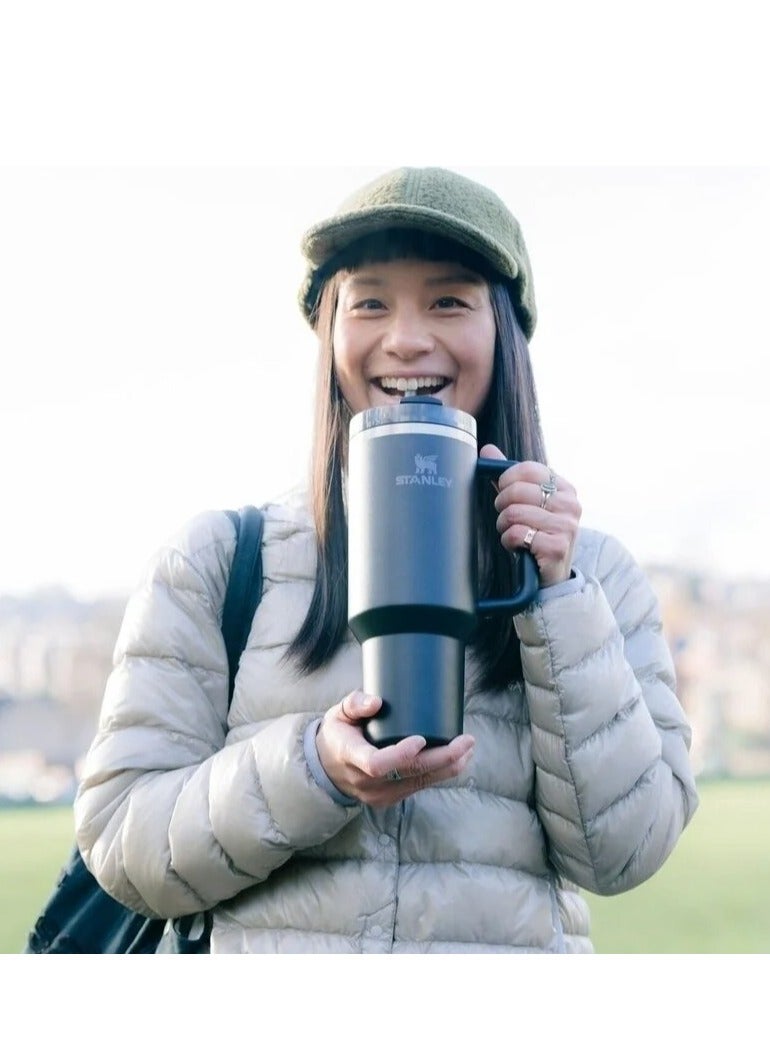 Stanley Quencher H2.0 FlowState Vacuum Insulated Tumbler – 40oz Black Stainless Steel Travel Mug with Leakproof Lid & Straw, Double-Walled Insulation Keeps Drinks Hot for 7 Hours & Cold for 24 Hours, Durable, Portable & Ideal for Coffee, Water, Smoothies, Iced Tea & On-the-Go Hydration  - Image 5