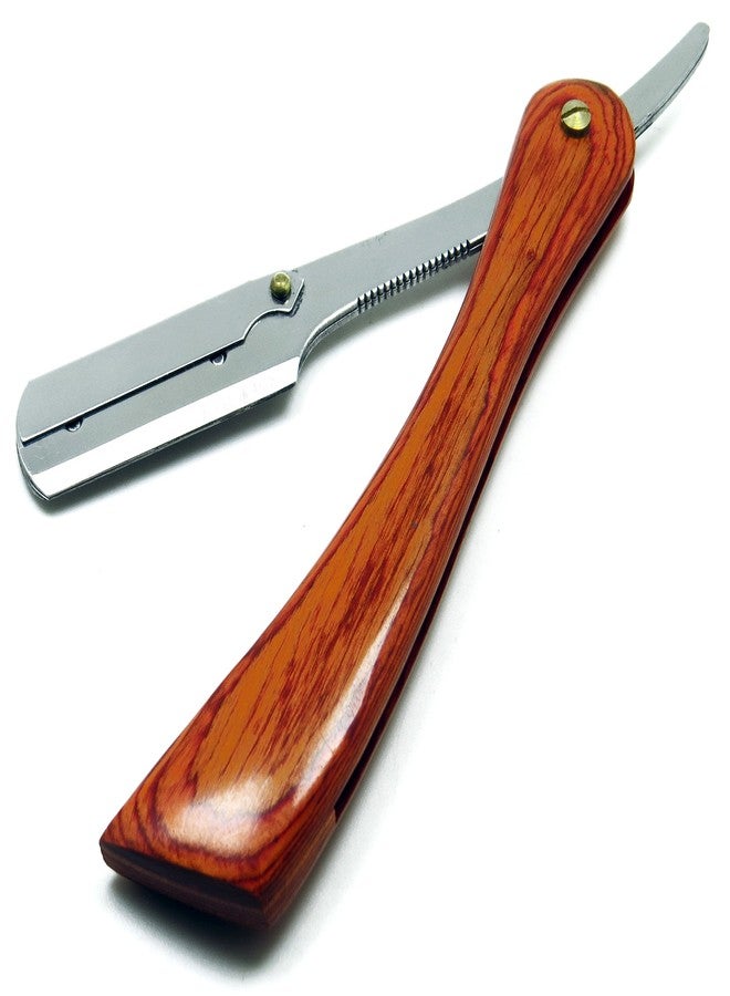 PREMIUM INSTRUMENTS Polished Fine Wooden Handle Straight Shaving Barber Razors (Limited Edition) - Image 3