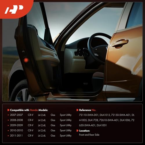 A-Premium Door Lock Latch Actuator Compatible with Honda CR-V 2007-2011 Sport Utility Front and Rear Side 4-Pc Set - Image 2