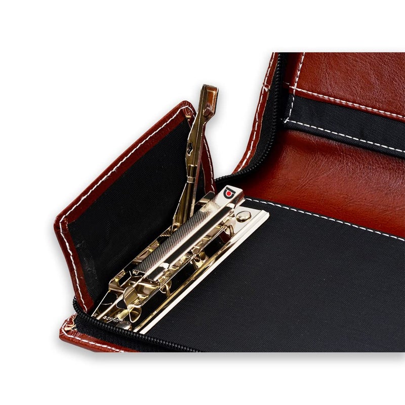 COI File Cover for Documents/Cheque Book Holder Brown/Folder Organiser/Set of 3 - Image 3