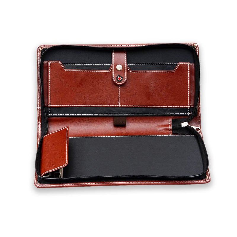 COI File Cover for Documents/Cheque Book Holder Brown/Folder Organiser/Set of 3 - Image 2