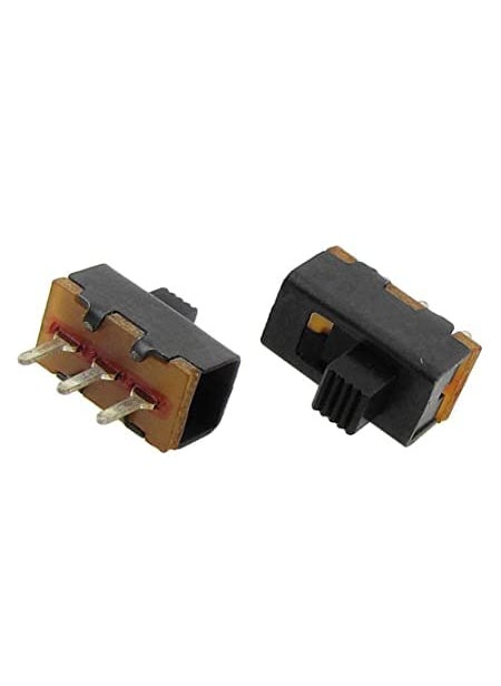 Techmahoday Techmahoday Set of 10 2 Position SPDT 3 Pin PCB Panel Mount Mini Vertical Slide Mini micro Electronic switch  - Image 2