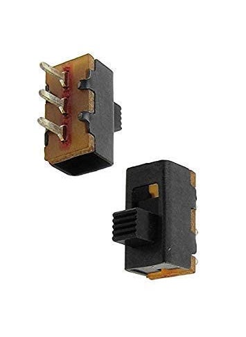 Techmahoday Techmahoday Set of 10 2 Position SPDT 3 Pin PCB Panel Mount Mini Vertical Slide Mini micro Electronic switch  - Image 3