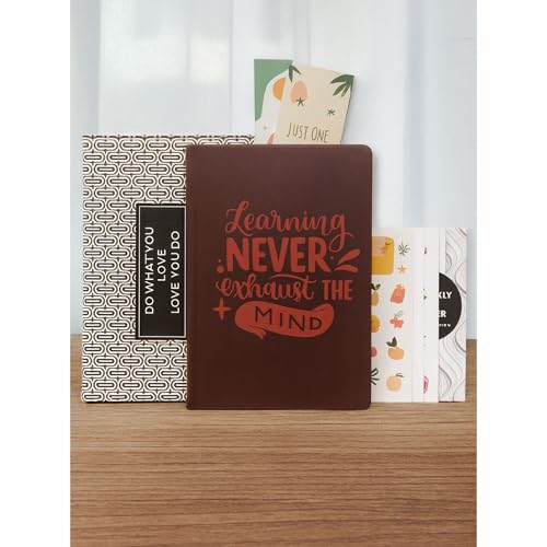 COI 2026 A5 Productivity Planner Kit | Undated | Hard Bound |288 Pages |12 Monthly Planners + Pocket Meal Planner + Stickers + Bookmarks l Activity Tracker l Monthly Review Pages l to do Lists (Brown) - Image 1
