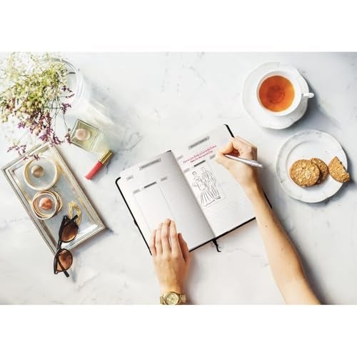 COI 2026 A5 Productivity Planner Kit | Undated | Hard Bound |288 Pages |12 Monthly Planners + Pocket Meal Planner + Stickers + Bookmarks l Activity Tracker l Monthly Review Pages l to do Lists (Brown) - Image 2