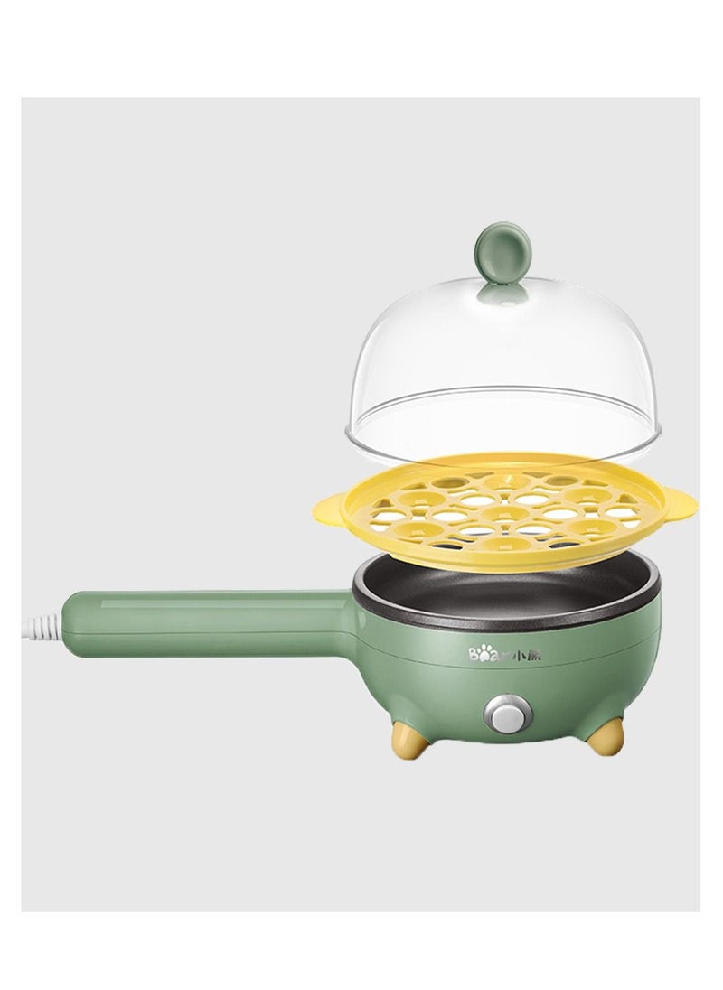 Bear - Automatic Electric Rapid Egg Boiler Fry Pan 350W Small Multifunction Non-stick Frying Cooking Pan With Steamer Cooker For Home Breakfast (3Pin Au/Cn Plug) - Image 1