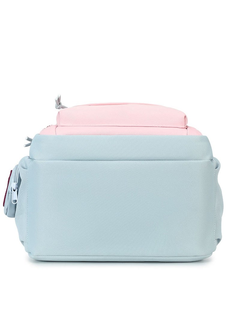 Generic - 607 Lightweight Laptop School Travel Multi-pocket Multi-Compartment Large Capacity Women's Water-resistant Collage Daily Use Backpack Bag - Pink - Image 1