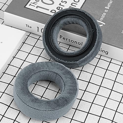 Geekria Comfort Extra Thick Velour Replacement Ear Pads for Beyerdynamic DT 700PROX/ 900 Prox Headphones Ear Cushions, Repair Parts (Grey) - Image 4