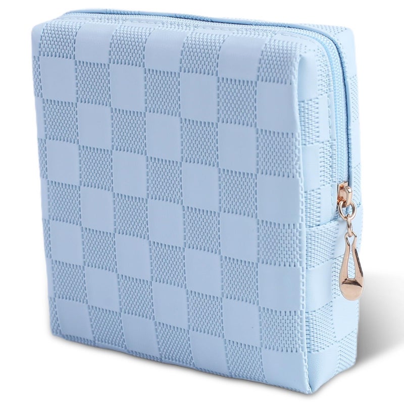 Teircno Period Bag for women Girls | PU Leather Sanitary Napkin Storage Bag | Cute Pads Bags for Period | Discreet Menstrual Pouch for Pads, Tampons, Menstrual Cups | Perfect for Travel & Daily Use - Image 1