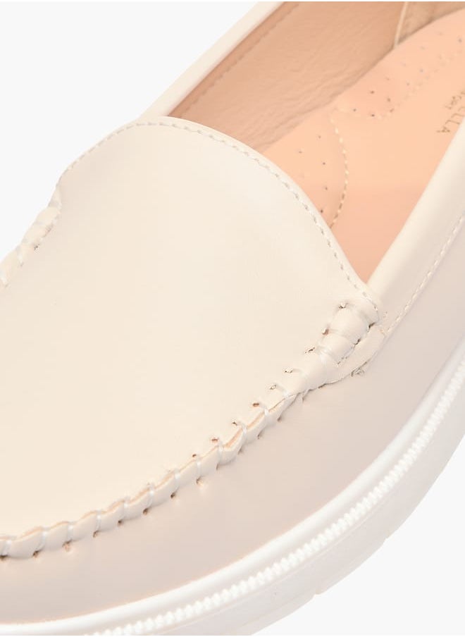 Flora Bella By Shoexpress Women Solid Slip-On Loafers  - Image 4