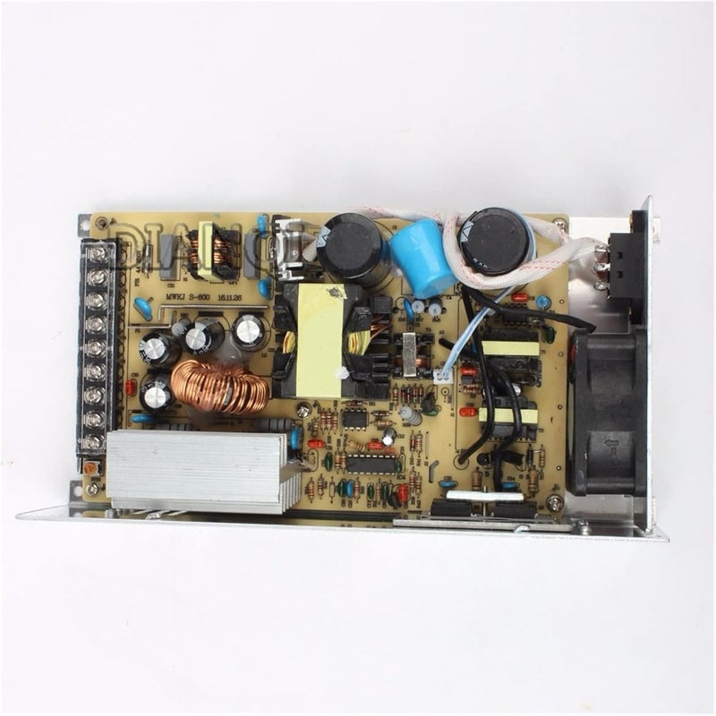 مصدر طاقة منظم DC S-500W بجهود 12V، 13.5V، 15V، 24V، 27V، 36V، 48V، خرج واحد، لأضواء الشريط LED، يحول التيار المتردد (AC) إلى تيار مستمر (DC)، مع محولات ومشغلات LED (الحجم: 36V_500W). - Image 5