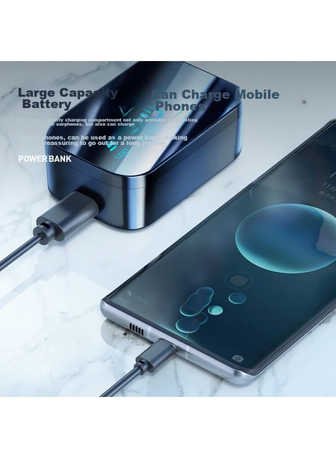 Bkayp True Wireless Bluetooth Earphones, In-ear, Ultra-long Battery Life, Noise-cancelling Headphones, Compatible With Apple, Huawei, Oppo, Honor, Vivo Phones, For Sports, Running, Music, And Gaming, Noise-cancelling - Image 4