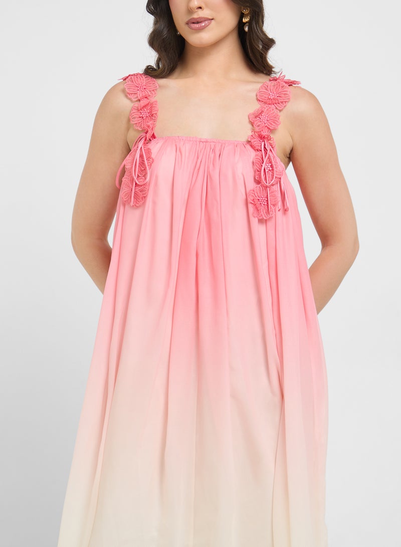 ELLA Ombre Print Dress  - Image 3
