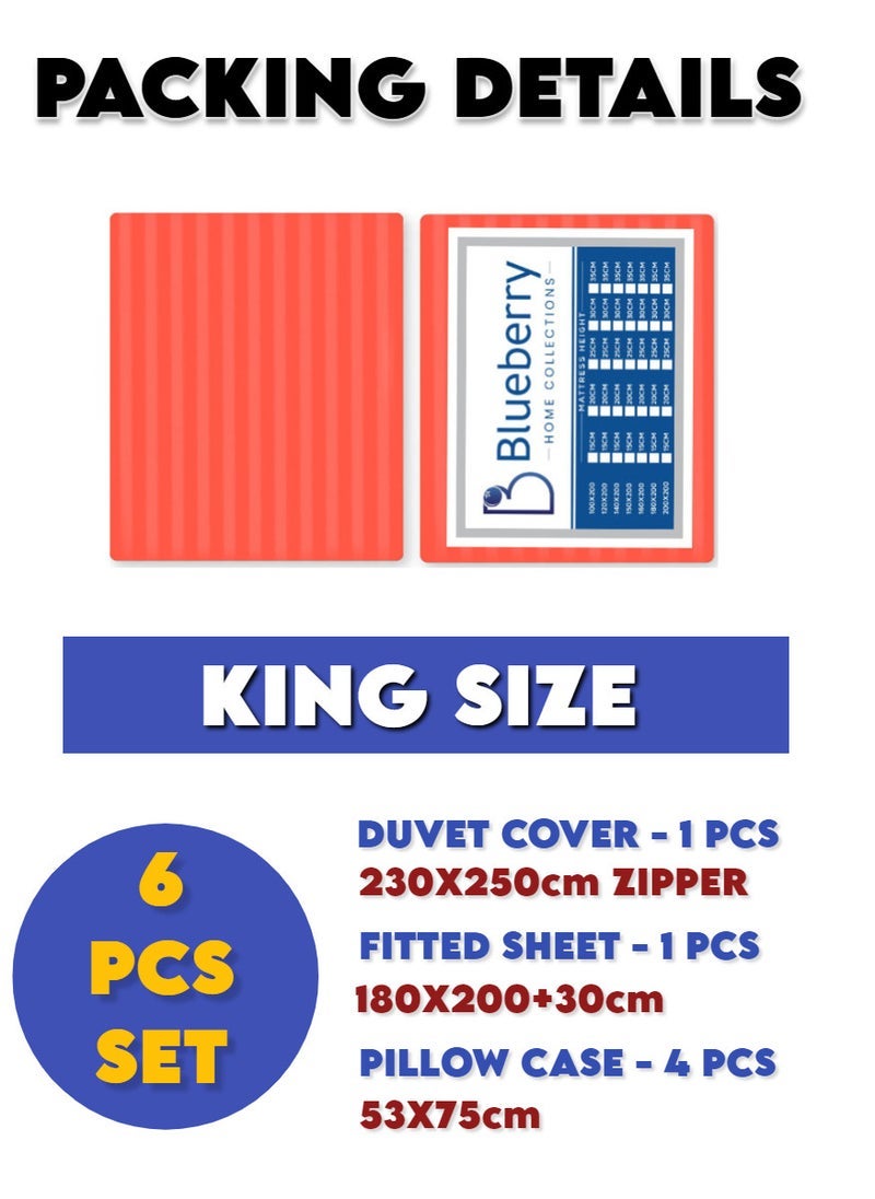 بلوبيري طقم غطاء لحاف بحجم كينج 6 قطع - Image 2