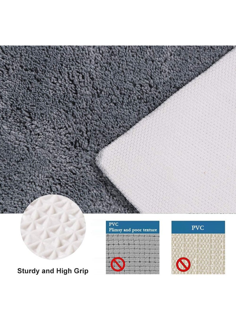 KYD Curved Bathroom Mat 45x100cm - Non Slip Super Absorbent Soft Plush Bath Rug for Shower/Toilet/Bathtub | Anti-slip Bath Mat for Wet Floor - Image 5