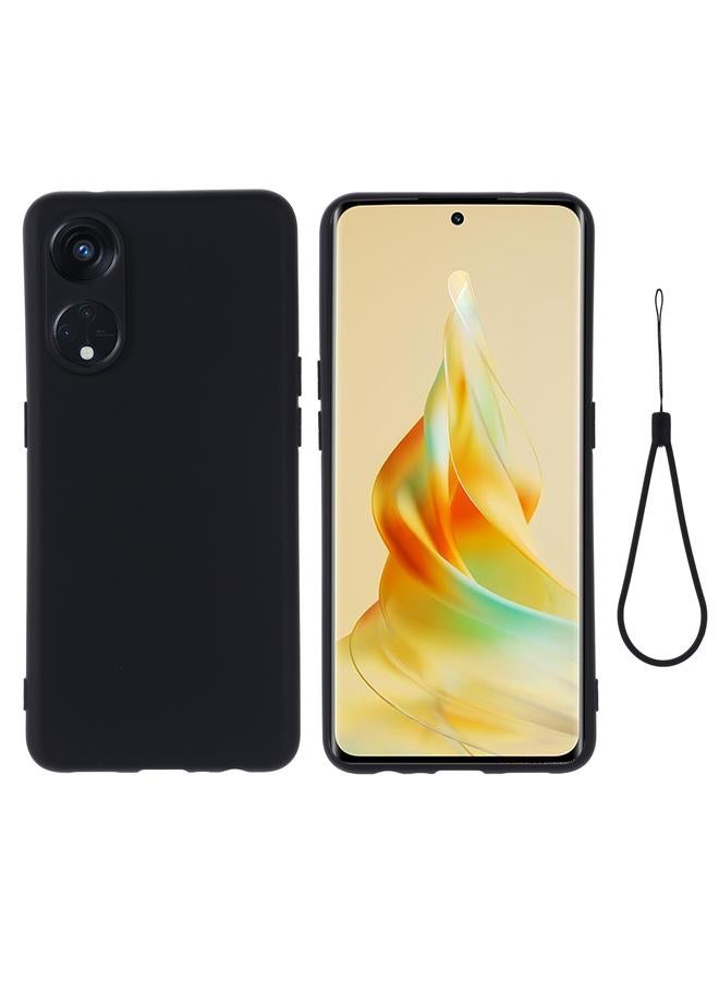 Case For OPPO Reno8 T 5G / A1 Pro Pure Color Liquid Silicone Shockproof Phone Case