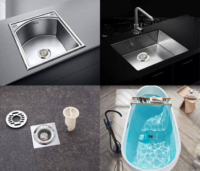 Metwin Stainless Steel Kitchen Strainer, Sink Jali, Sink Drain Filter Jali, Waste Coupling (11 cm) (1) - Image 3