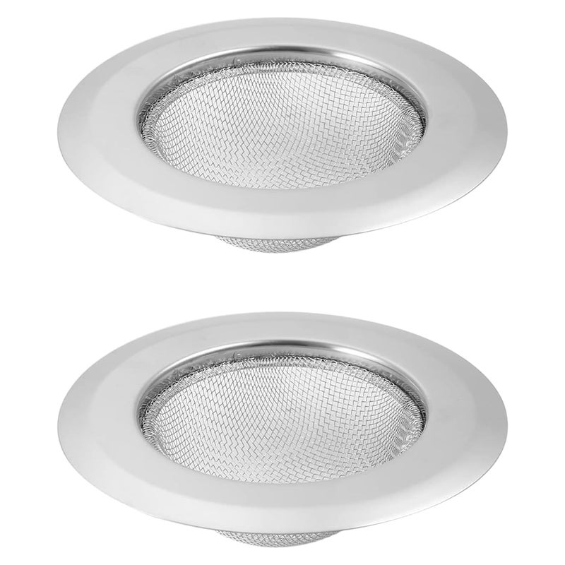 Metwin Stainless Steel Kitchen Strainer, Sink Jali, Sink Drain Filter Jali, Waste Coupling (11 cm) (1) - Image 1