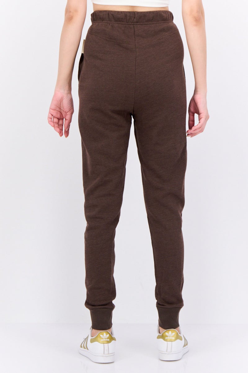 Adidas Women Regular Fit Training Sweatpants, Brown  - Image 3