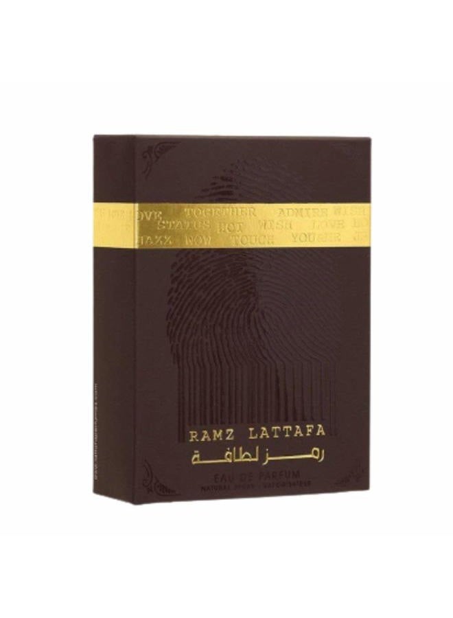 Lattafa Perfumes Ramz Lattafa Gold for EDP - Eau De Parfum 100ML (3.4oz) | Creamy and Deep | Elegant Blend with Pineapple,Guaiac Wood,Apple,Patchouli,and Vanilla | Everyday Essential | by Lattafa - Image 2