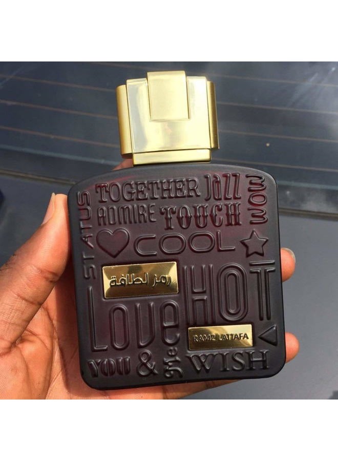 Lattafa Perfumes Ramz Lattafa Gold for EDP - Eau De Parfum 100ML (3.4oz) | Creamy and Deep | Elegant Blend with Pineapple,Guaiac Wood,Apple,Patchouli,and Vanilla | Everyday Essential | by Lattafa - Image 4