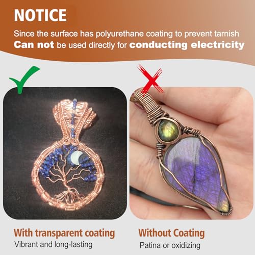 cyrico 99.9% Pure Copper Wire, 16 Gauge 102 Feet Solid Copper Wire for Jewelry Making Crafts, Electroculture Gardening Antenna, Cyrico Bendable Soft Wire for Plants - Image 4