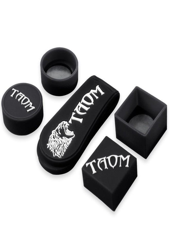 YEUEK TAOM Magnetic Chalk Holder Belt Clip for Round and Square,Portable Pool Cue Chalk Holder with Silicone Clip,Silent Chalk Holder Pool Billiards,Chalk Case Pool Table Accessories - Image 1