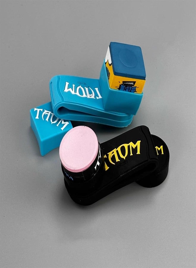 YEUEK TAOM Magnetic Chalk Holder Belt Clip for Round and Square,Portable Pool Cue Chalk Holder with Silicone Clip,Silent Chalk Holder Pool Billiards,Chalk Case Pool Table Accessories - Image 5