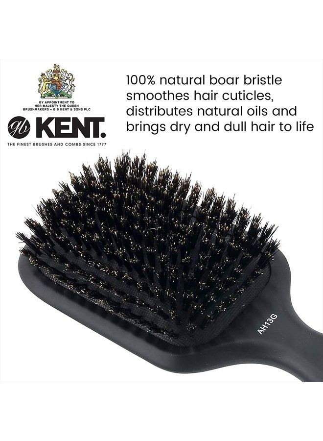 KENT فرشاة كينت AH13G Airhedz Pro من شعيرات طبيعية (متوسطة، رمادية) - للتنعيم والتشطيب - Image 4
