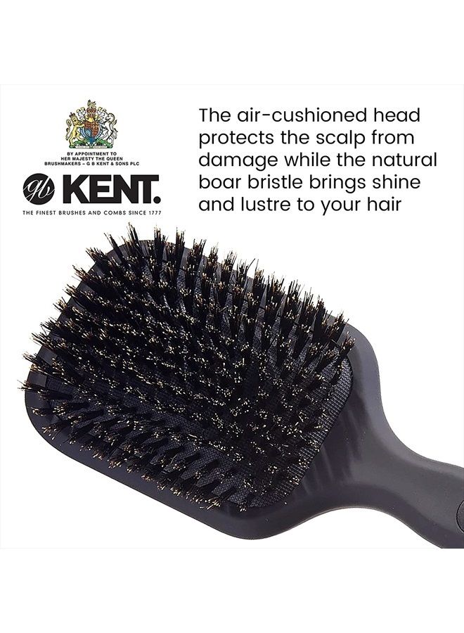 KENT فرشاة كينت AH13G Airhedz Pro من شعيرات طبيعية (متوسطة، رمادية) - للتنعيم والتشطيب - Image 3