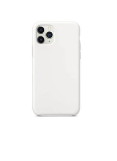 Compatible with iPhone 14 (6.1 Inch) Case, Liquid Silicone Case, Full Body Protective Cover, Shockproof, Slim Phone Case, Anti-Scratch Soft Microfiber Lining (White)