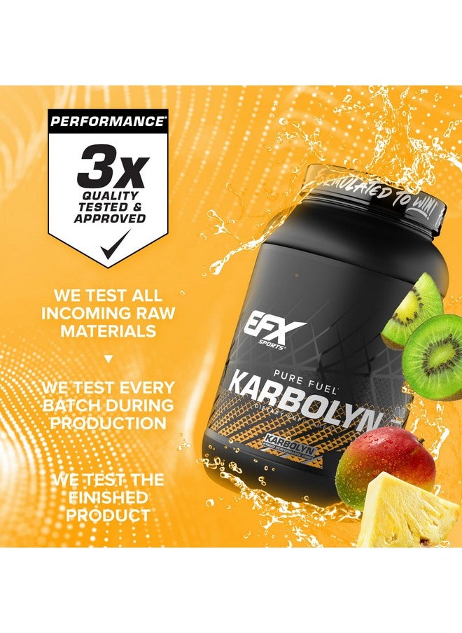 EFX SPORTS EFX Sports Karbolyn Fuel | Fast-Absorbing Carbohydrate Powder | Carb Load, Sustained Energy, Quick Recovery | Stimulant Free | 37 Servings (Tropical Storm)  - Image 5