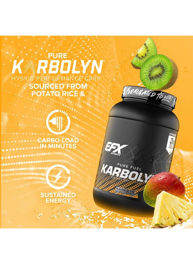 EFX SPORTS EFX Sports Karbolyn Fuel | Fast-Absorbing Carbohydrate Powder | Carb Load, Sustained Energy, Quick Recovery | Stimulant Free | 37 Servings (Tropical Storm)  - Image 4