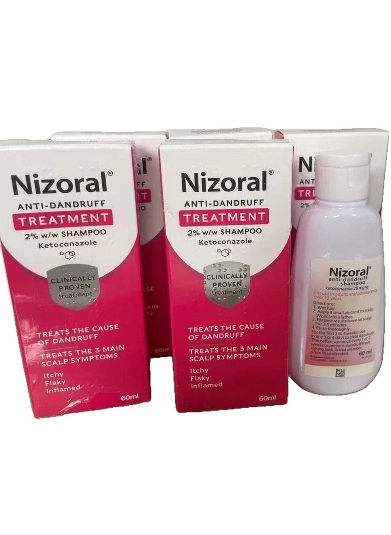 Nizoral Nizoral Legendary Oil - Control and Anti - Hair Loss! Red Version 60ml Silicone - Free Shampoo, Potently Removes Dandruff, Relieves Itching, and Revitalizes Scalp Health  - Image 1