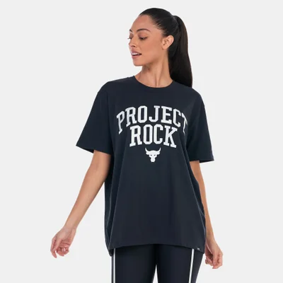 UNDER ARMOUR Women's Project Rock Heavyweight Campus T-Shirt