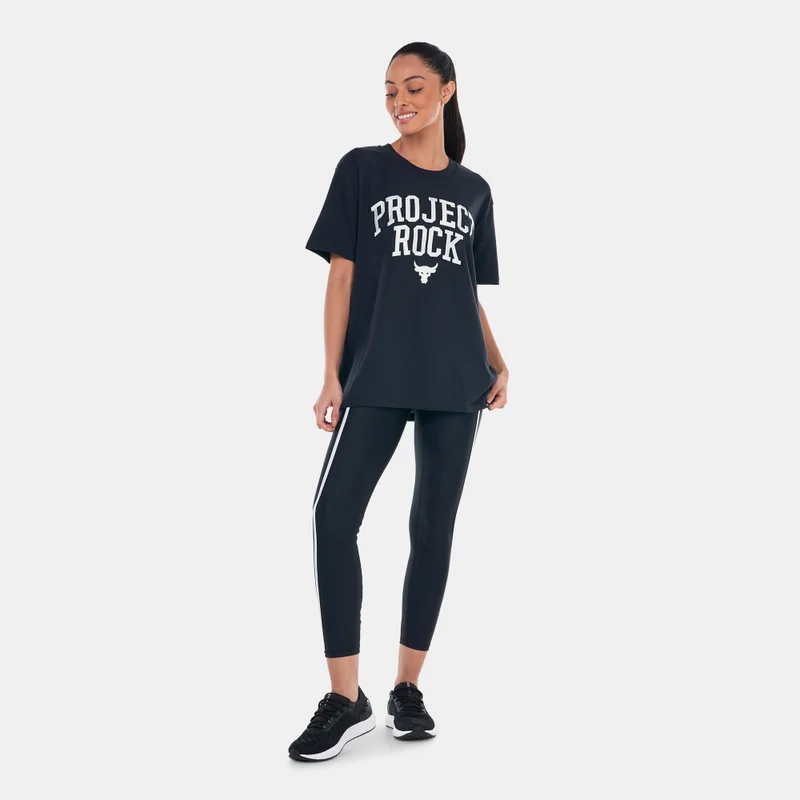 UNDER ARMOUR Women's Project Rock Heavyweight Campus T-Shirt