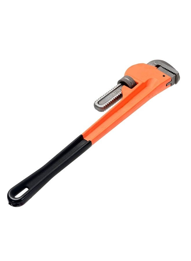 LAWAZIM Pipe Wrench - 18inch / 450mm Orange -Heavy Duty Adjustable Plumbing Wrench with Serrated Jaws and Non-Slip Handle -for Pipe Repairs, Maintenance, Installation, Workshop Use, & Home Improvement - Image 3