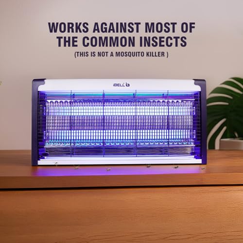 iBELL M215IK Insect Killer Pack of 2 | 30W Bug Zapper Machine with UV Light & Aluminum Body | Fly Catcher for Home, Hotels & Offices | Mosquito, Fly & Insect Trap (Silver) - Image 3