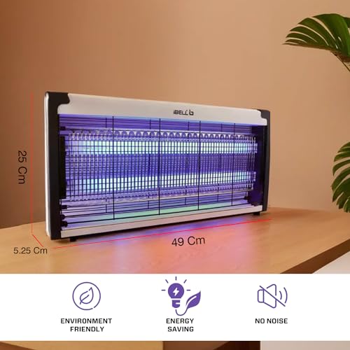 iBELL M215IK Insect Killer Pack of 2 | 30W Bug Zapper Machine with UV Light & Aluminum Body | Fly Catcher for Home, Hotels & Offices | Mosquito, Fly & Insect Trap (Silver) - Image 5