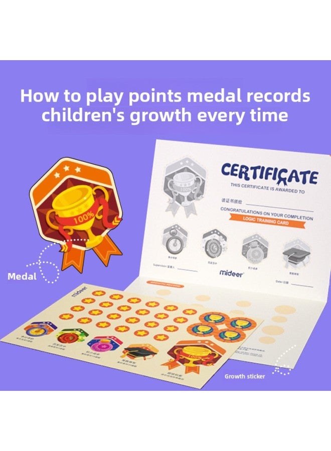 Mideer Milu Advanced Logical Thinking Training Card Set Children's Attentionability Pen Control Pen Erasable Writing Card-Color:2041mideer Scene English Early Education Card-Encyclopedia Of Life - Image 5